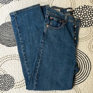 Levi’s Ribcage Straight Ankle Jeans